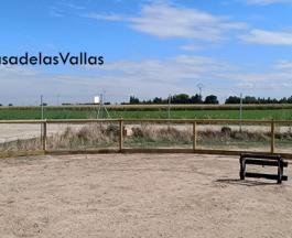 Valla de Madera Tejana en Picadero de Caballos en Zaragoza 