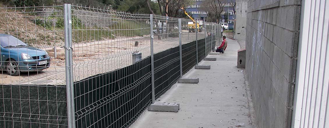 Mobile clôture en béton Avec Pie